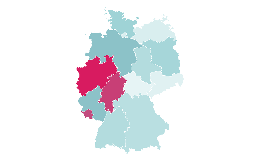 Affinity by region — Dexter Morgan, Germany