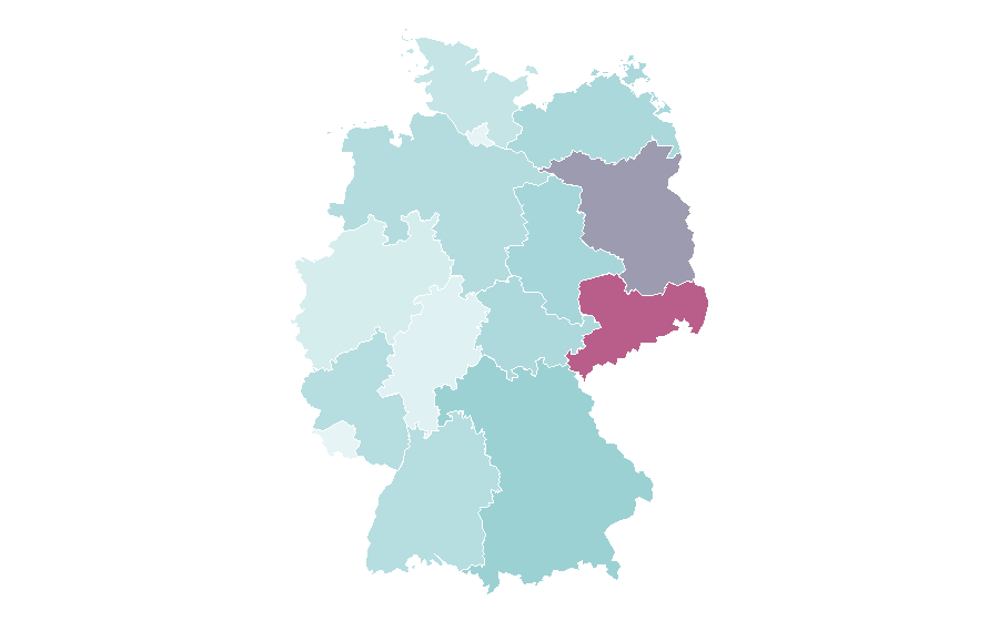 Affinity by region — DF1, Germany