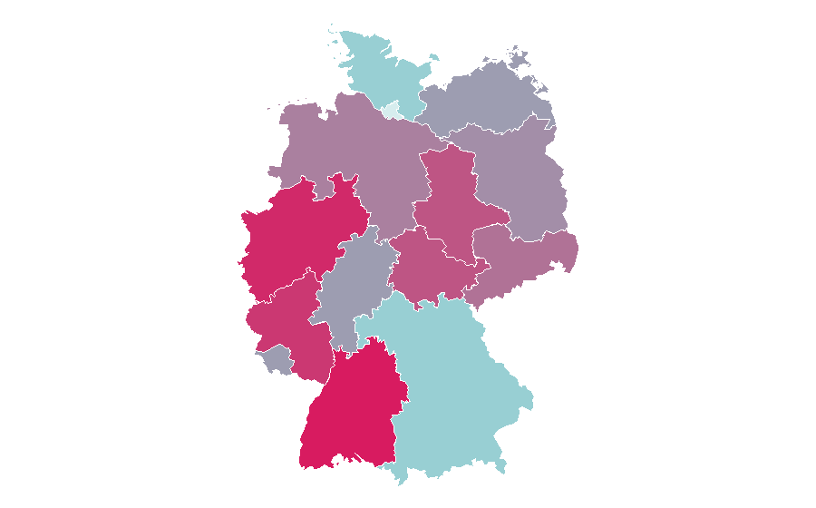 Affinity by region — Diagnosis, Germany