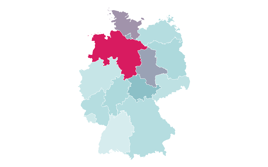 Affinity by region — Diane Kruger, Germany