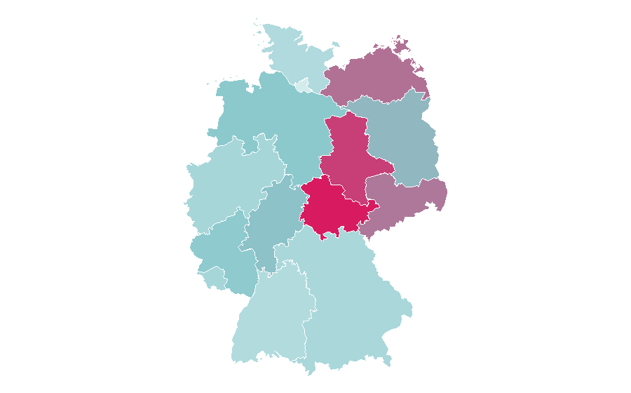 Affinity by region — Die Amigos, Germany