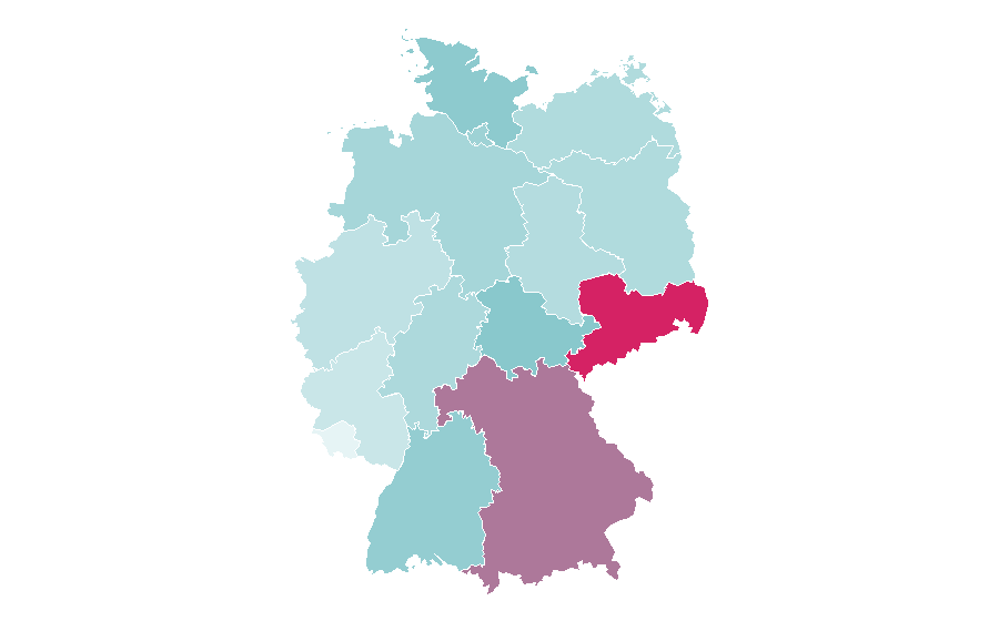 Affinity by region — Die Anstalt, Germany
