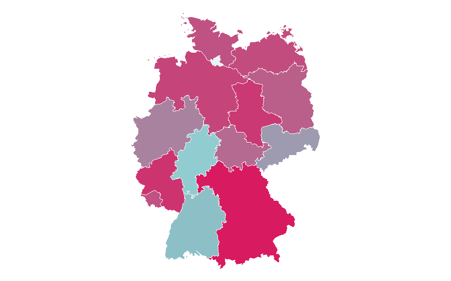 Affinity by region — Die Chefin, Germany