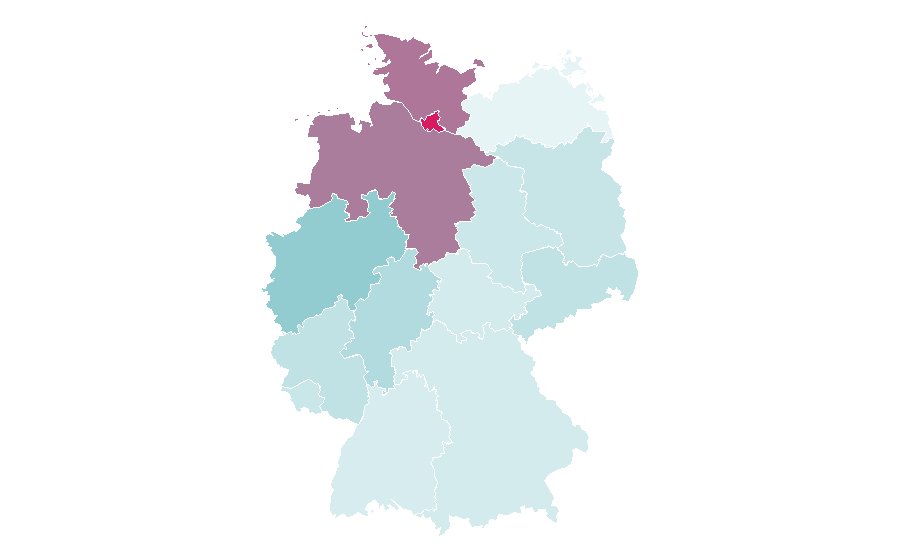 Affinity by region — Die Discounter, Germany