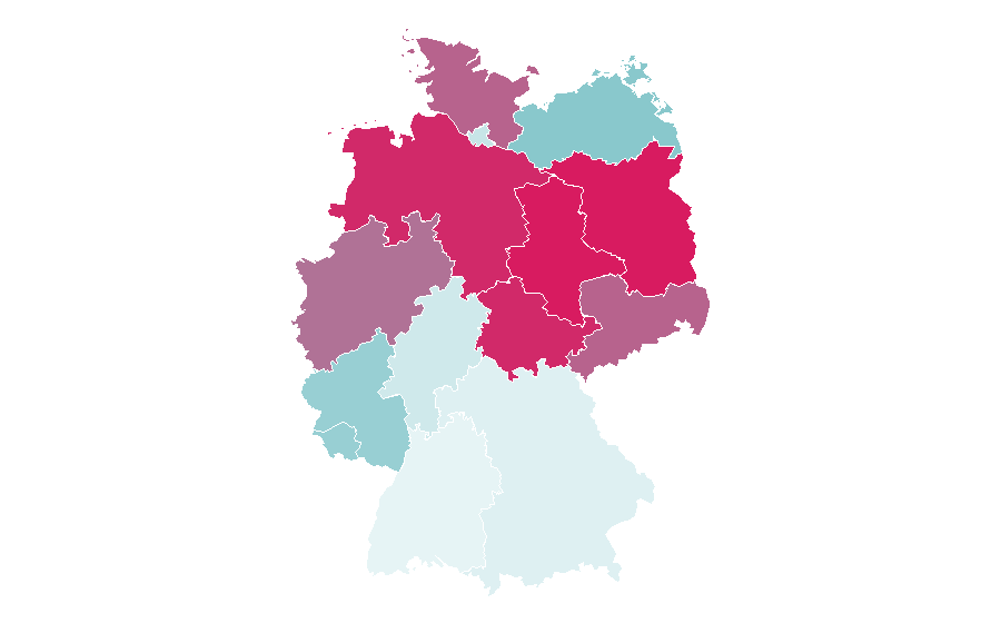 Affinity by region — Die Hard, Germany