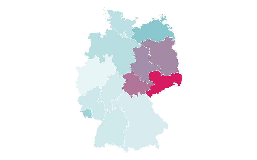 Affinity by region — Die Prinzen, Germany