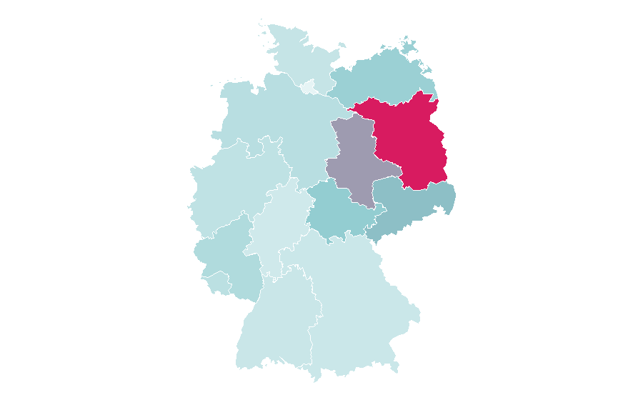 Affinity by region — Die Spreewaldklinik, Germany