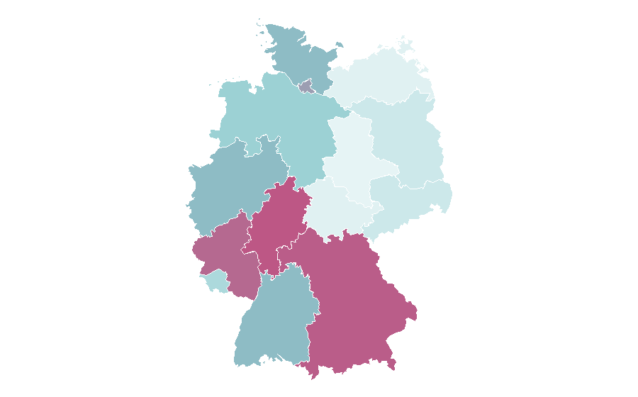 Affinity by region — Diego García, Germany
