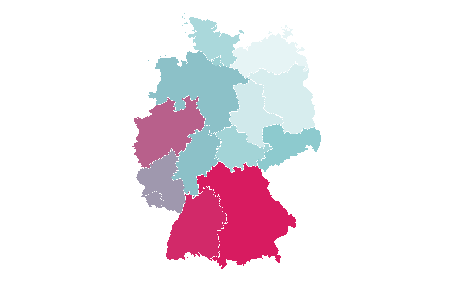 Affinity by region — Diego Maradona, Germany
