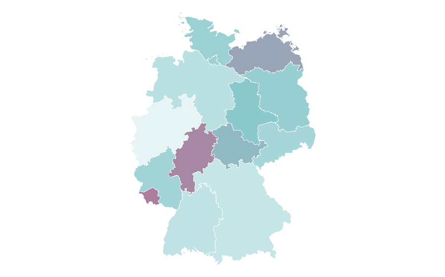 Affinität nach Region — Diesel engine, Deutschland