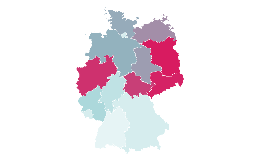 Affinity by region — Dieter Nuhr, Germany