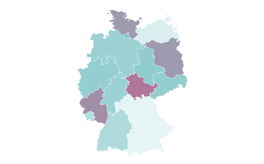 Affinity by region — Digestion, Germany