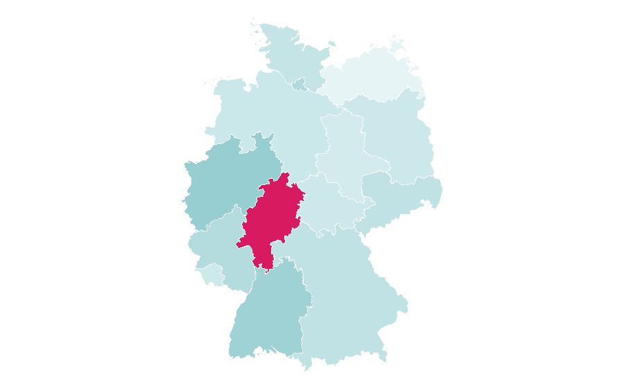 Affinity by region — Digital audio workstation, Germany