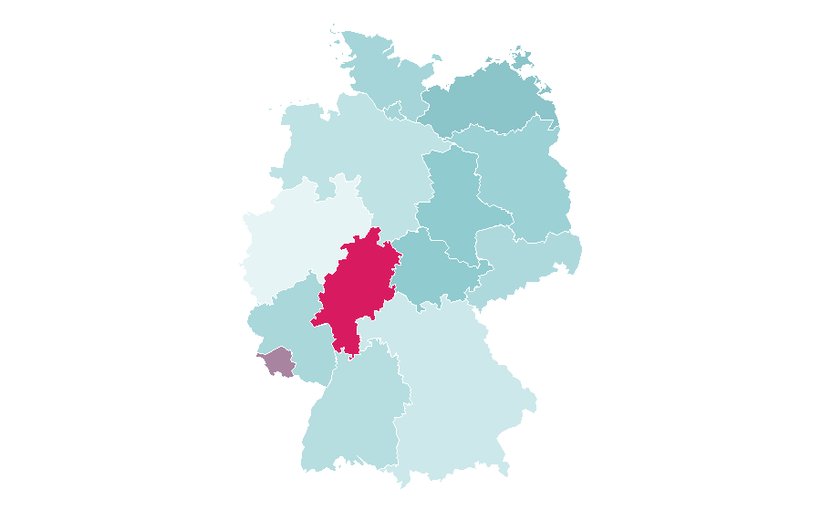 Affinity by region — Digital currency, Germany