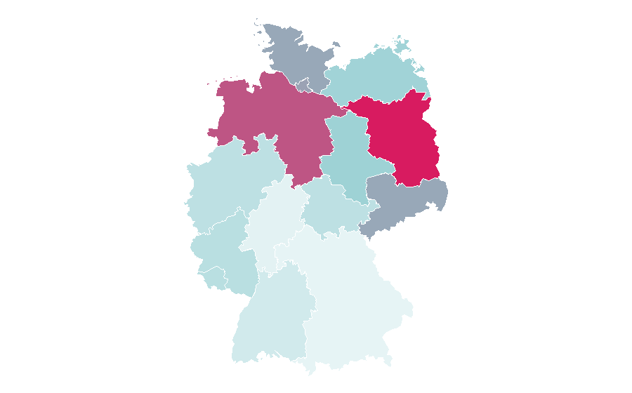 Affinity by region — Dikka, Germany