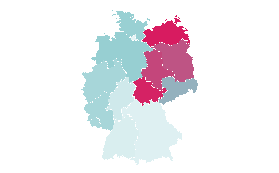 Affinity by region — Dirk Borchardt, Germany