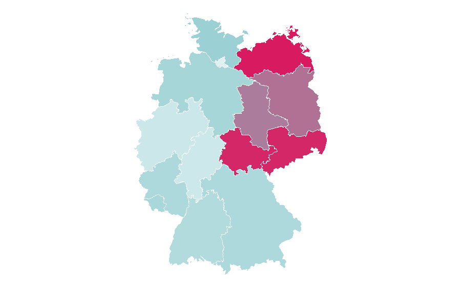 Affinity by region — Disney Channel, Germany