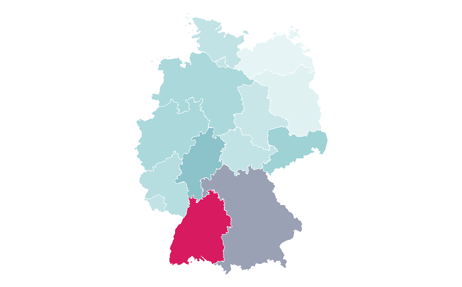 Affinity by region — Display resolution, Germany