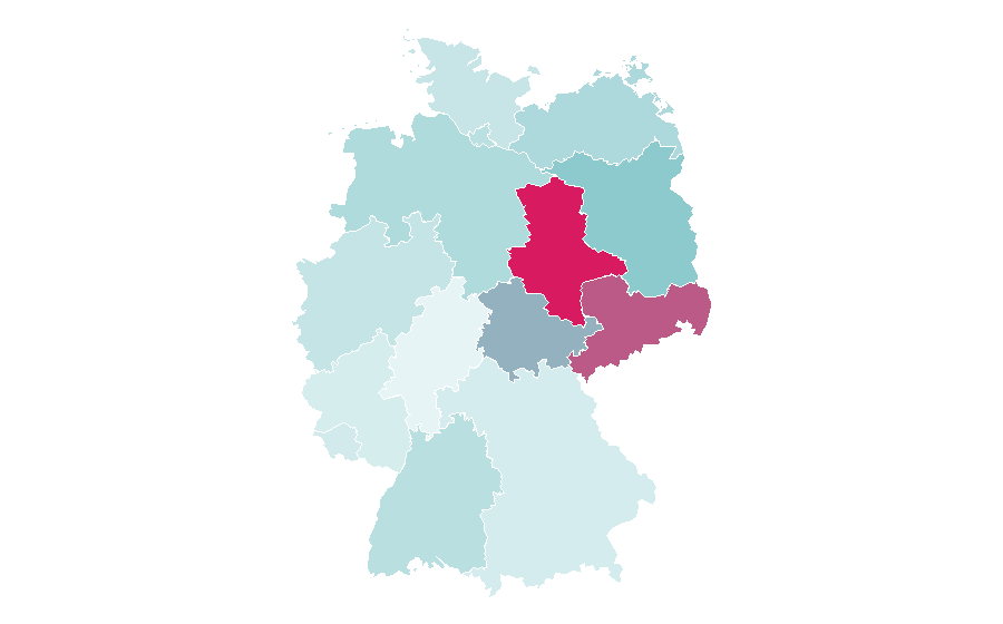 Affinity by region — DJ BoBo, Germany