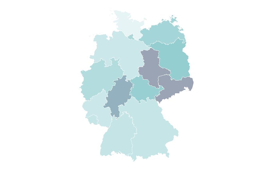 Affinity by region — DJ mixer, Germany