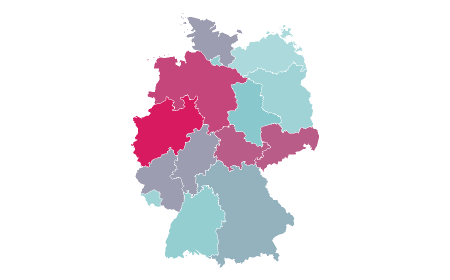 Affinity by region — Django Unchained, Germany