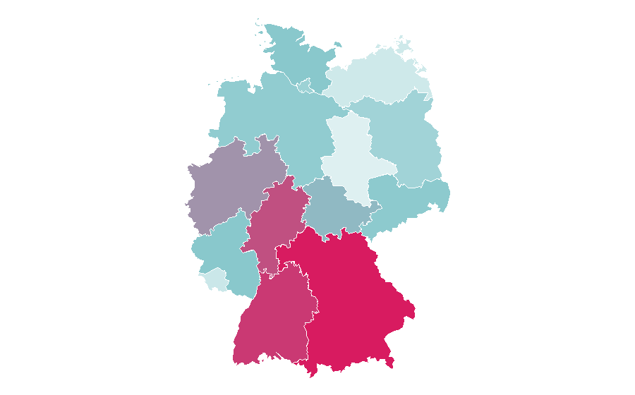 Affinity by region — DJI, Germany