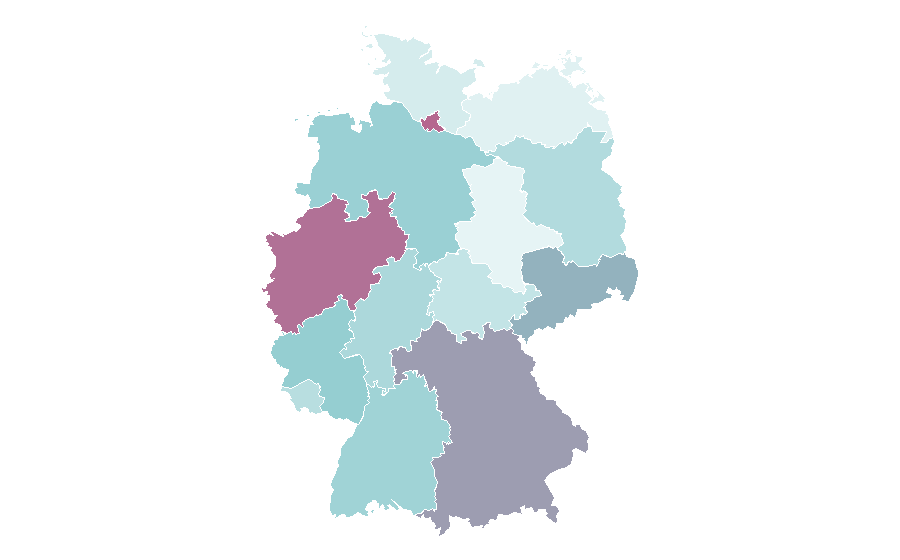 Affinity by region — Djo, Germany