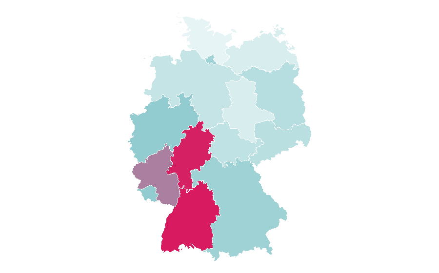Affinity by region — DNA, Germany