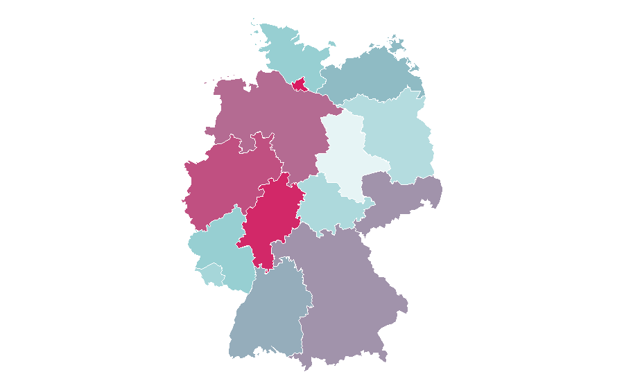Affinity by region — Dodo (Alice's Adventures in Wonderland), Germany