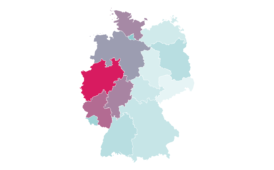 Affinity by region — Dog daycare, Germany
