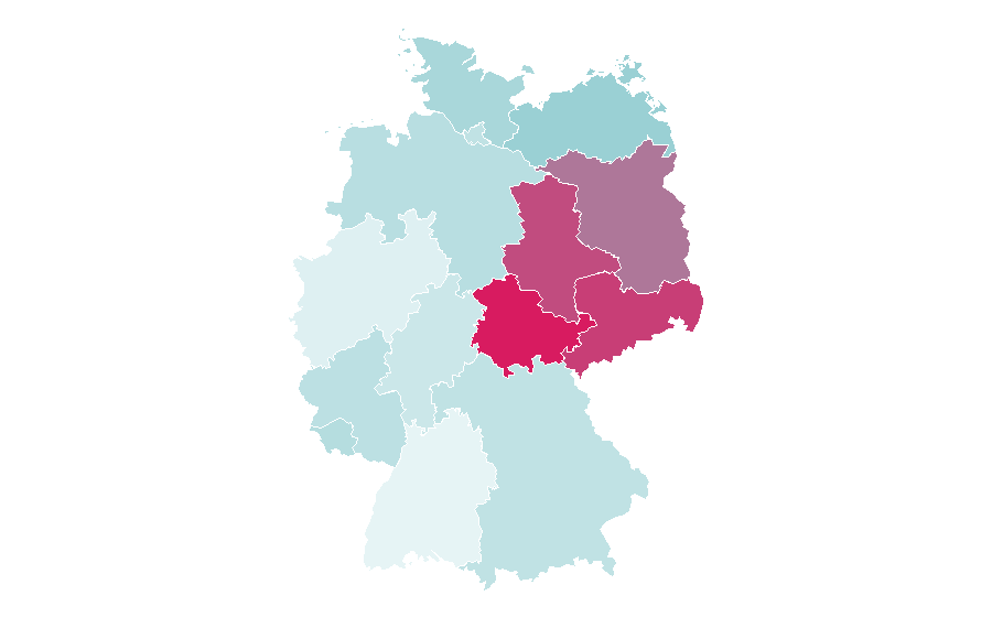 Affinity by region — Dolores O'Riordan, Germany