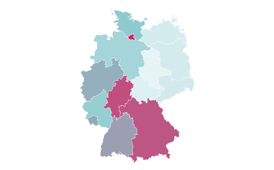 Affinity by region — Dom Pérignon (wine), Germany