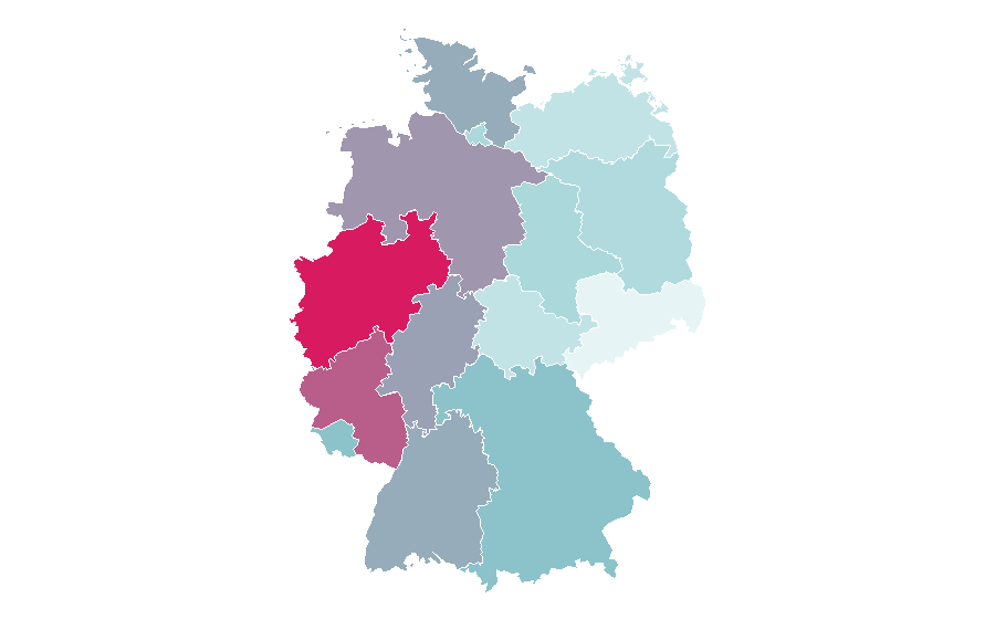 Affinity by region — Dominic Purcell, Germany