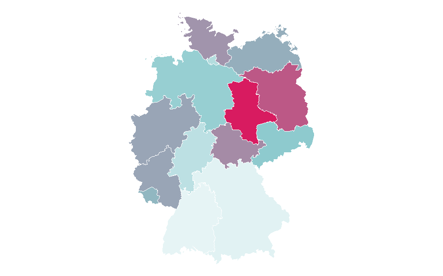 Affinity by region — Donald Sutherland, Germany