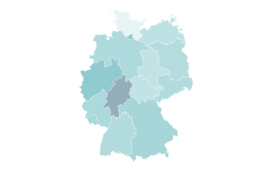 Affinity by region — Donnie Darko, Germany