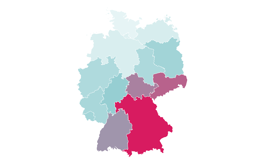 Affinity by region — Dope, Germany