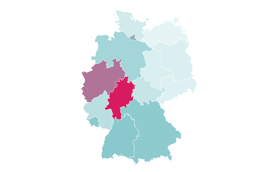 Affinity by region — Dora's, Germany