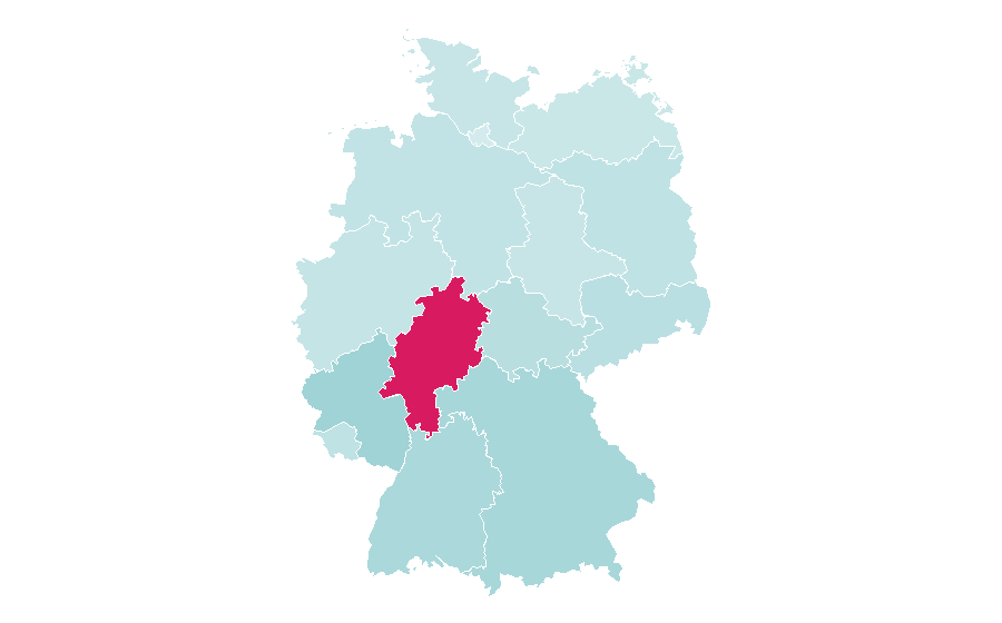 Affinity by region — Downland, Germany