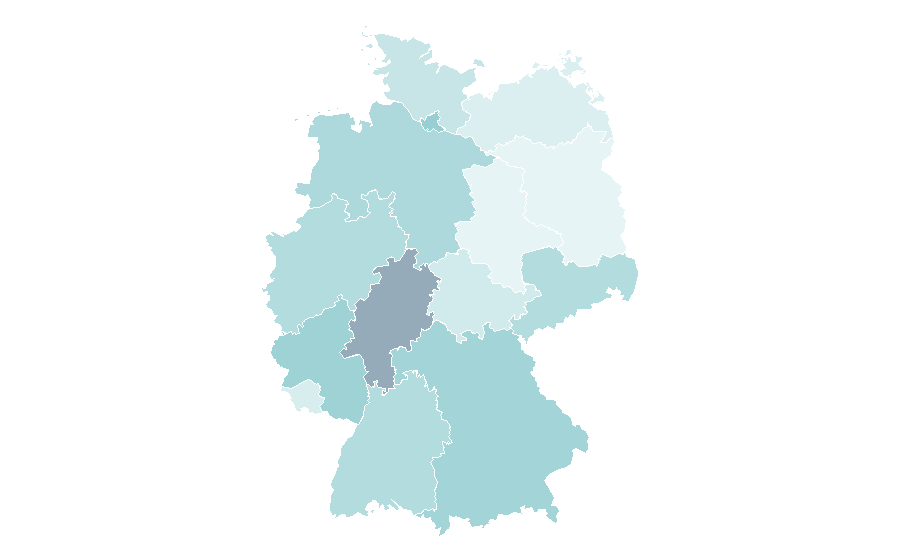 Affinity by region — Dowry, Germany