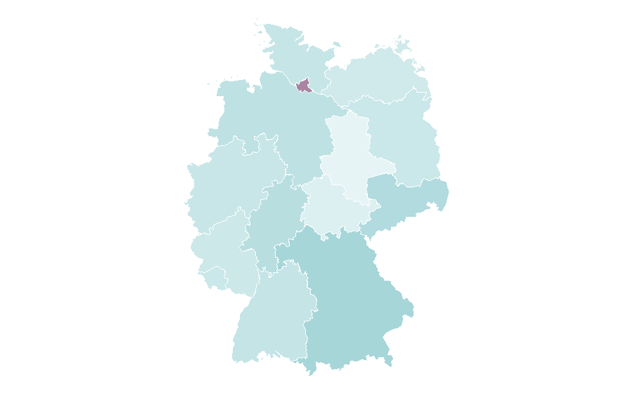Affinité par région — Dr. Martens, Allemagne
