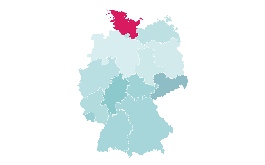 Affinity by region — DR Nyheder, Germany