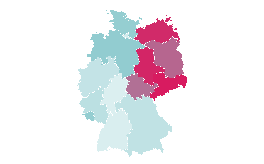 Affinity by region — Drafi Deutscher, Germany