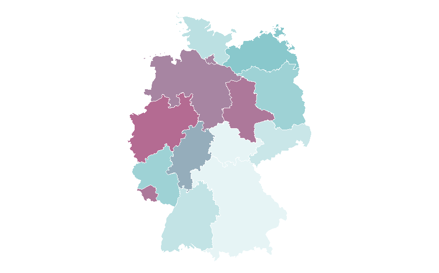 Affinità per regione — Dragon Ball Z, Germania