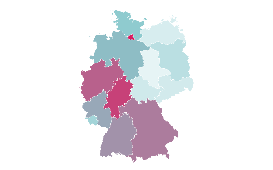 Affinity by region — Drake, Germany
