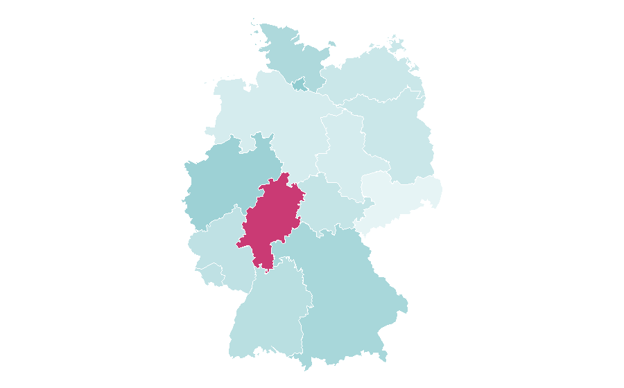 Affinité par région — Dress shirt, Allemagne