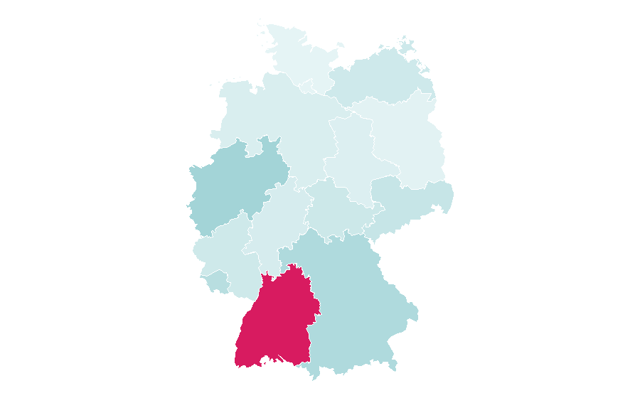 Affinité par région — Drinking water, Allemagne