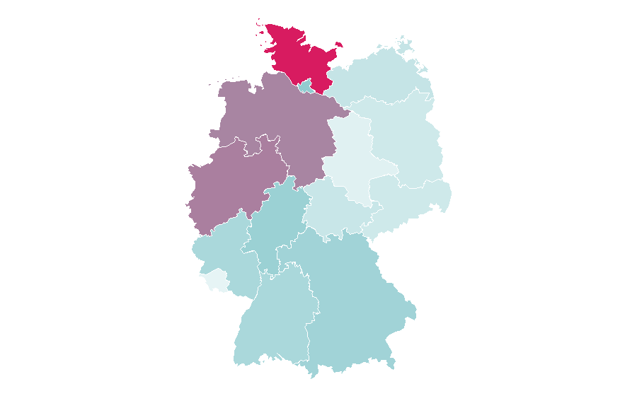 Affinity by region — DROP, Germany