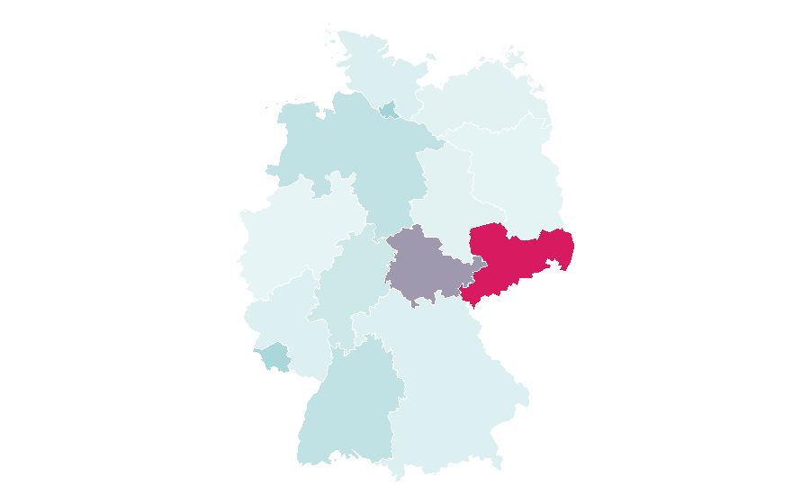 Affinity by region — Drum and bass, Germany