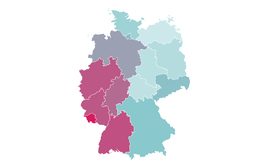 Affinity by region — DS Automobiles, Germany