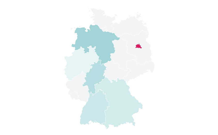 Affinity by region — DSLR photography, Germany